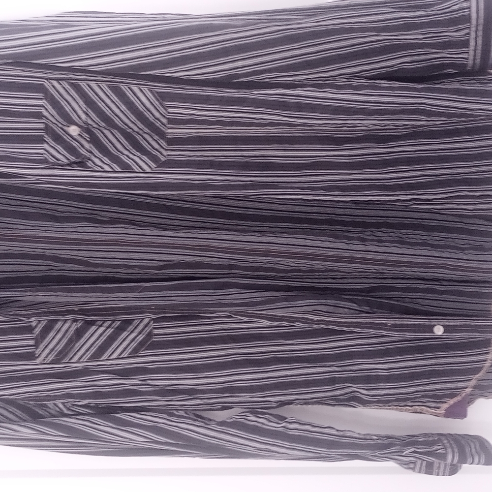 Men's Black Striped Shirt